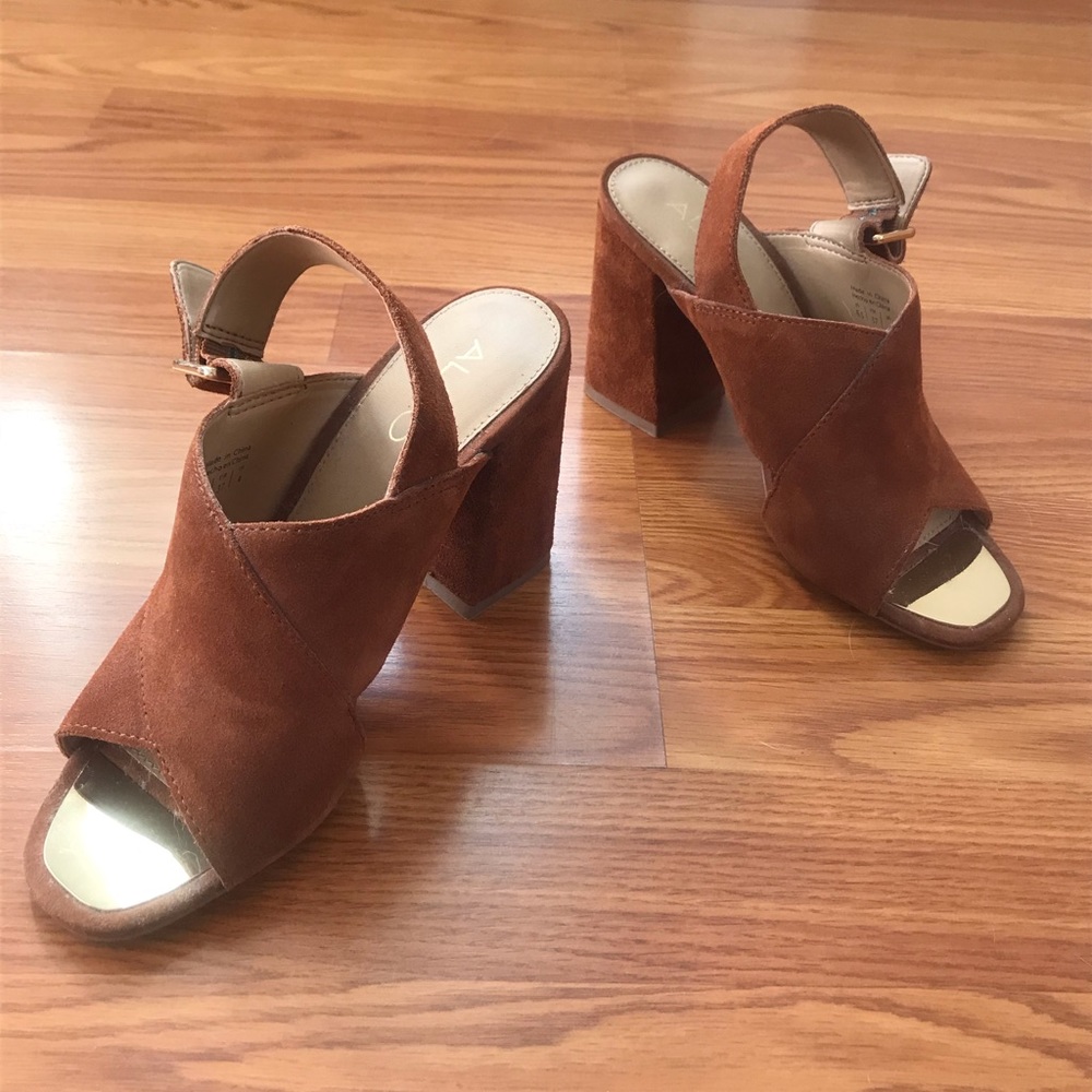 Aldo Suede Heels